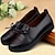 cheap Women&#039;s Flats-Women&#039;s Flats Comfort Shoes Daily Walking Color Block Summer Bowknot Flat Heel Round Toe Casual Comfort Minimalism Faux Leather Loafer Black Yellow Red
