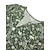 halpa Kuvioidut mekot-naisten vapaa-ajan mekko midi-mekko vihreä puolihihainen kukkainen rypytetty kesä kevät syksy v kaula rento viikonloppu 2023 s m l xl xxl 3xl