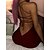 cheap Party Dresses-Women&#039;s Long Dress Maxi Dress Prom Dress Party Dress Bodycon Black Pink Red Pure Color Sleeveless Fall Winter Autumn Backless Fashion Spaghetti Strap Slim Evening Party Vacation 2023 S M L XL XXL 3XL