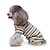 billige Hundeklær-kjæledyrklær hjemmeklær stripete hundeklær pyjamas høykrage kjæledyrhundeklær firbente klær