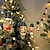 tanie Kemping i wędrówki-boże narodzenie kula śnieżna girlandy świetlne na butelkę życzeń ogród przydomowy patio wesele kryty odkryty dekoracje świąteczne, zasilane przez opakowanie na baterie (bez baterii)