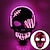 billiga Dekorativa ljus-halloween glödande mask led light up skelett piratmask halloween mask för festival cosplay halloween rekvisita karneval presenter