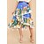 cheap Skirts-Women&#039;s Skirt Swing Polyester Midi Blue Skirts Pleated Ruffle Layered Casual Daily Fashion S M L
