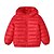 preiswerte Oberbekleidung-kinderkleidung Mädchen Pufferjacke Feste Farbe Aktiv Schulanfang Mantel Oberbekleidung 7-13 Jahre Frühling Schwarz Rosa Rote