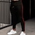 tanie Spodnie dresowe-Męskie Spodnie dresowe Biegacze Uprawiający jogging Spodnie Zamek Ściągana na sznurek Elastyczny pas Kolorowy blok Komfort Oddychający Codzienny Święto Sport Moda Czarny Granatowy
