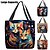 cheap Graphic Print Bags-Women&#039;s Tote Shoulder Bag Canvas Tote Bag Polyester Outdoor Shopping Holiday Print Large Capacity Foldable Lightweight Cat 3D
