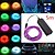 economico Strisce LED-5m led el wire striscia di luce batteria neon incandescente luci della stringa fai da te corda tubo halloween luce nera natale auto multicolore dance party decor