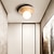 economico Lampade da soffitto-plafoniera a forma di ciotola poco profonda, lampada minimalista a semi-incasso in vetro pietra con 1 lampadina per corridoio 110-240v