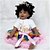 billige Menneskelignende dukke-22 tommers Dukke Reborn Baby Doll liv som Søtt Ikke Giftig Kreativ Bomullsklut 3/4 silikon lim og bomull fylt kropp med klær og tilbehør til jenter til bursdag og festival