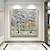 tanie Pejzaże-duża, ręcznie robiona scena śnieżna las brzozowy obraz olejny sztuka na ścianę ręcznie malowany obraz olejny ściana malarstwo dekoracyjne malarstwo pejzażowe dekoracja wnętrz wystrój zwinięte płótno