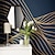 levne Květinová a rostlinná tapeta-3D nástěnná tapeta samolepky na zeď listy abstraktní obrysový obrázek vhodný pro hotelový obývací pokoj ložnice ve stylu art deco
