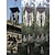 abordables Décorations de patio-Grand carillon à vent suspendu en tube de charme, 1 pièce, cloche, décoration extérieure de jardin, de maison, décor artistique de cour