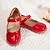 זול נעלים שטוחות לילדים-בנים בנות שטוחות יומי PU ילדים קטנים (4-7) פעוטות (שנתיים עד 4) יומי שחור לבן אדום קיץ אביב סתיו