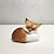 tanie Lalki-symulowany lis śpiący lis złoty lis lis biały lis brązowy wystawa okienna kozia skóra mały lis