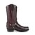 abordables Cowboy et bottes occidentales-Homme Femme Bottes Bottes Cow boy Marche Classique Décontractées Extérieur du quotidien Polyuréthane Etanche Confortable Bottes Mi-mollet Mocassins Noir Rouge Foncé Bleu Automne Hiver