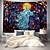 voordelige halloween wandtapijten-halloween glas-in-lood spook hangend tapijt kunst aan de muur groot tapijt muurschildering decor foto achtergrond deken gordijn thuis slaapkamer woonkamer decoratie halloween decoraties