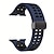 tanie Paski do zegarków Apple-Paski do inteligentnych zegarków do zegarka Apple 44 mm 40 mm 49 mm 38 mm 45 mm 41 mm 42 mm damskie męskie sportowe dwukolorowy silikonowy pasek + magnetyczne zapięcie typu D zamienna opaska na