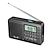 abordables Radios y relojes-Full Band Radio Portable FM/AM/SW Receiver Radios Pantalla LED para Adulto Bajo techo, en exteriores Pilas AAA alimentadas