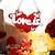 رخيصةأون زينة الكريسماس-الحب الأحمر قلادة خشبية الجدار الديكور على شكل قلب قلادة عيد الحب لوازم ديكورات زفاف للمنزل 1 قطعة