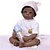 billige Menneskelignende dukke-22 tommers Dukke Reborn Baby Doll liv som Søtt Ikke Giftig Kreativ Bomullsklut 3/4 silikon lim og bomull fylt kropp med klær og tilbehør til jenter til bursdag og festival