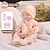 billige Menneskelignende dukke-13 tommer (ca. 33 cm) Dukke Reborn Baby Doll liv som Søtt Ikke Giftig Kreativ Vinyl med klær og tilbehør til jenter til bursdag og festival