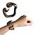 abordables Jouets fantaisie-Bracelet jouet pour enfants, 7 simulations peintes à la main en forme de serpent, décorations cool en python