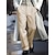 cheap Men&#039;s Trousers-Men&#039;s Dress Pants Trousers Suit Pants Plain Pocket Comfort Breathable Outdoor Daily Going out Fashion Casual Black White