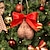 preiswerte Weihnachtsdeko-Lustiger 3D-Weihnachtsbaumanhänger, Weihnachtsbaumdekoration, Kugeln, Weihnachtsbaumschmuck, Kugel, Dekoration, Anhänger