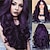 cheap Costume Wigs-Synthetic Wig Curly Middle Part Wig Long Purple Synthetic Hair Women&#039;s Fashionable Design Cosplay Soft Purple