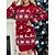 cheap Spring&amp;Autumn Dress-Women&#039;s Casual Dress Sweater Dress Sheath Dress Warm Mini Dress Outdoor Christmas Casual Daily Geometric Print Deer Long Sleeve Crew Neck 2023 Loose Fit Red S M L XL