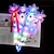 baratos Luzes decorativas-bastão de fada luminoso – bastão mágico com glitter para decoração de festas, decoração de casa e arranjos de férias