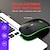 economico Mouse-hxsj t18 mouse dual mode mouse wireless 2.4g mouse bt mouse colorato con luce respiratoria mouse muto con dpi regolabile per laptop