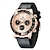 abordables Relojes de Cuarzo-Hombre Relojes de cuarzo Lujo Esfera Grande Moda Negocios Luminoso Calendario IMPERMEABLE Silicona Reloj