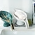 preiswerte Badezimmer-Organizer-Keramik-Seifenhalter, luxuriöser und einfacher, moderner Seifenhalter in Blattform, Badezimmer-Seifenablaufständer, selbstentleerend ohne Wasseransammlung