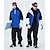 levne dámské aktivní svrchní oděvy-Pánské Dámské Mikina s kapucí Bunda lyžařská Venkovní Zima Zahřívací Voděodolný Větruvzdorné Prodyšné Kapuce Větrovky Zimní bunda pro Lyže Outdoor a turistika Snowboard Zimní sporty
