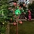 preiswerte Bodenlichter-Garten-Sonnenblumen-Solar-LED-Leuchten, Glaskugel, Bronze, Eisen, doppelseitig rotierende Ornamente, Windmühle, Hof, Außendekoration