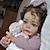 billige Reborn-dukker-24 inch Dukke Genfødt baby dukke livagtige Sødt Ikke Giftig Kreativ Klæde med tøj og tilbehør til pigers fødselsdag og festival gaver