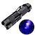 levne taktické svítilny-uv baterka přenosná mini ultrafialová svítilna vodotěsná zoomovatelné fialové světlo detektor moči škorpionů uv lampa