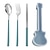 preiswerte Essen &amp; Besteck-Besteck-Set, 3-teilig, Besteck, Besteck mit Gitarre, Box, Geschirr, Löffel, Gabel, Stäbchen, Set, Reisegeschirr