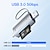 cheap Card Reader-Baseus Card Reader USB C &amp; USB3.0 to SD Micro SD TF Memory Card Device 104MB/s 2TB Smart Cardreader for Laptop Accessories