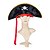 abordables Jouets et jeux-Chapeau de capitaine de pirate, accessoires de performance de festival de scène de cosplay, masque pour les yeux de capitaine jack des caraïbes, chapeau de crâne