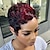 tanie starsza peruka-peruki pixie dla czarnych kobiet krótkie czarne mieszane rude włosy peruka naturalne fryzury pixie peruka krótkie fryzury peruka dla czarnych kobiet syntetyczne czerwone krótkie fryzury pixie peruka