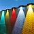 Недорогие Уличные светильники-Солнечный настенный светильник RGB/теплое освещение для улицы, водонепроницаемый, высокая яркость, солнечный настенный светильник, сад, двор, балкон, забор, гараж, крыльцо, украшение стены 1/2/4 шт.