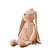 billiga Kattleksaker-35 cm/14 tum söt kanin docka plysch docka baby lugnande kanin docka sovdocka gosedjur barn plysch docka leksak
