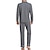 economico Pigiami-Per uomo loungewear Pigiami Set pigiama Top e pantalone del pigiama 2 pezzi A quadri Moda Informale Comoda Interni Giornaliero Cotone Poliestere Comfort Bavero Manica lunga Camicia Pantalone A