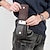 billiga universal telefonväska-män läder midjeväska dubbel dragkedja plånbok cell/mobilfodral cigarettficka myntväska pengar manlig fanny belt bag