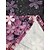 cheap Casual Dresses-Women&#039;s Casual Dress Floral A Line Dress Print Dress V Neck Print Midi Dress Outdoor Street Fashion Streetwear Regular Fit Long Sleeve Yellow Pink Purple Fall S M L XL XXL