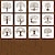 cheap Wall Stencils-12pcs Life of Tree Paint Painting Stencils Reusable Stencils Wall Stencils DIY Craft Stencils (TreeTheme)