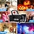 voordelige Projectorlamp &amp; laserprojector-rookmachine 500w rookmachine met led verlichting &amp; draadloze afstandsbediening voor halloweenfeestjes, decoratie, vakantie-evenementen
