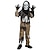 preiswerte Zombies-Totenkopf Zombie Halloween Cosplay Kostüm Cosplay Kinder Jungen Karneval Maskerade Leistung Party Halloween Einfache Halloween-Kostüme Verkleiden